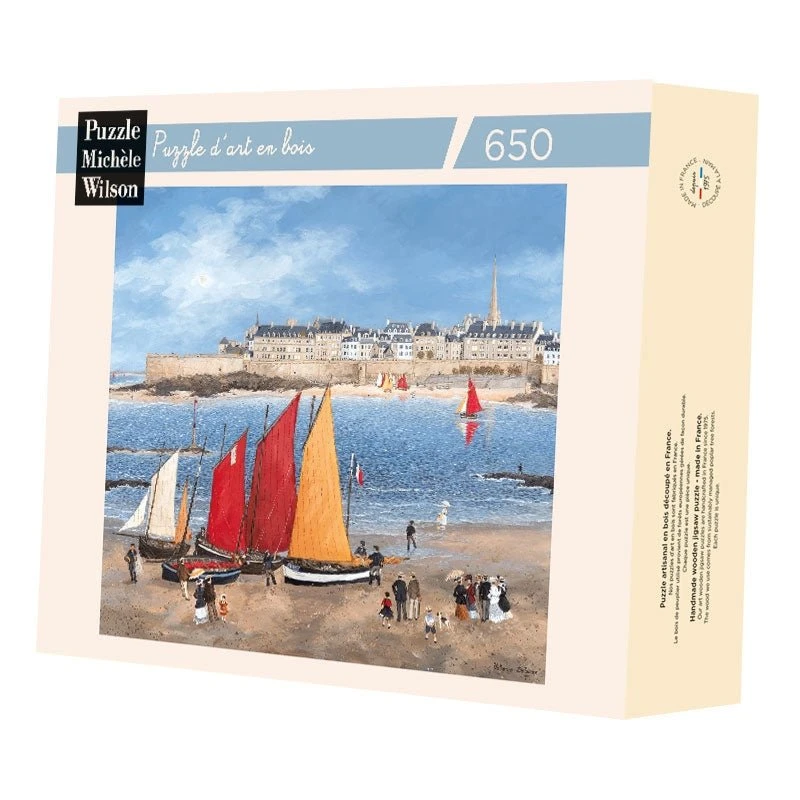 Puzzle MW - 650 P - Les Remparts De Saint-Malo - Delacroix 3 Puzzle MW - 650 P - Les Remparts De Saint-Malo - Delacroix