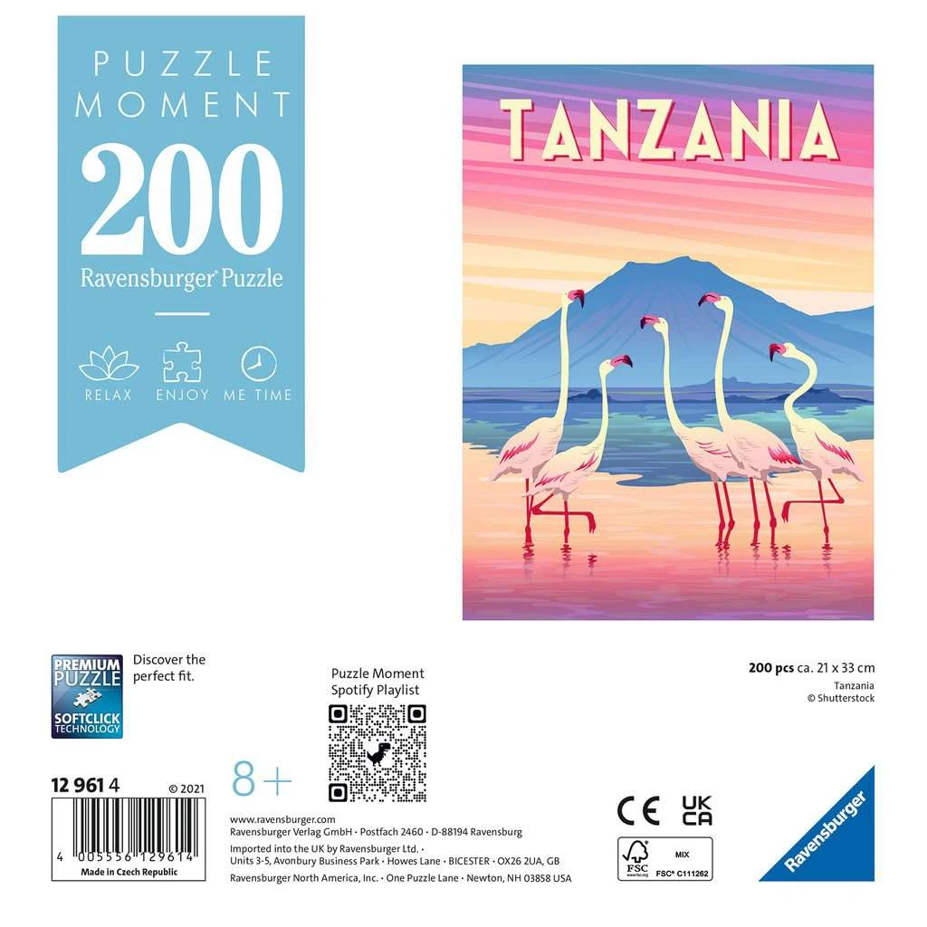 Puzzle Ravensburger - 200 P - Tanzanie 4 Puzzle Ravensburger - 200 P - Tanzanie – Image 2
