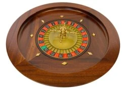 Roulette Romagnoli - Acajou - 45 Cm -Périphériques De Jeu roulette romagnoli acajou 45 cm roulette simple en bois 712273