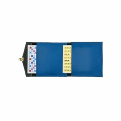 Scrabble Cuir Vegan - Magnétique - Bleu -Périphériques De Jeu scrabble cuir vegan magnetique bleu jeux de lettres et de chiffres cadeau bel objet 473038