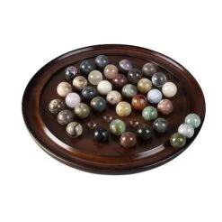 Solitaire Palissandre Vieilli à La Chaîne - 25 Cm