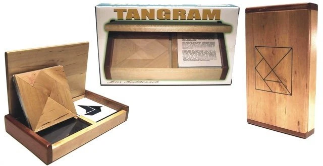 HOT Tangram Double En Coffret Avec Livret - Bois 3 HOT Tangram Double En Coffret Avec Livret - Bois