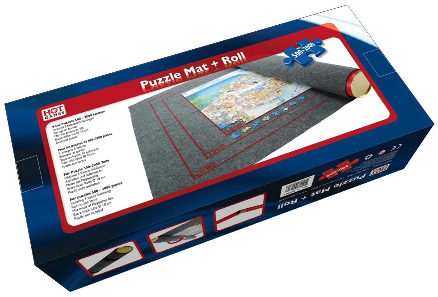HOT Tapis De Puzzle Roulable - 500 à 2000 Pièces 4 HOT Tapis De Puzzle Roulable - 500 à 2000 Pièces – Image 2