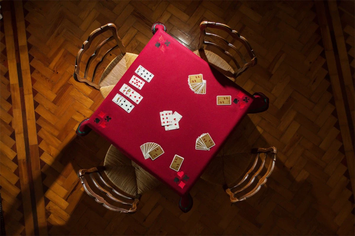 Tapis Drap De Laine 140nx 140 Cm - Galances - Vert 4 Tapis Drap De Laine 140nx 140 Cm - Galances - Vert – Image 2