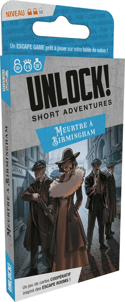 ASMODEE Unlock ! Short Adventures -Meurtre à Birmingham 3 ASMODEE Unlock ! Short Adventures -Meurtre à Birmingham