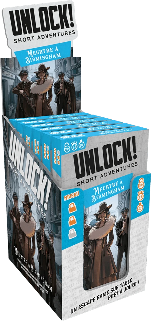 ASMODEE Unlock ! Short Adventures -Meurtre à Birmingham 4 ASMODEE Unlock ! Short Adventures -Meurtre à Birmingham – Image 2